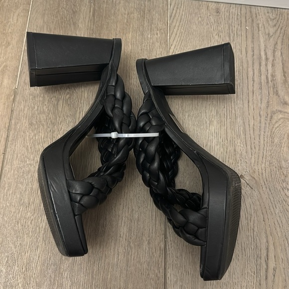 NEW! Anne Klein Black Aiden Bubble Braid Heel - Size 10 - Picture 10 of 14